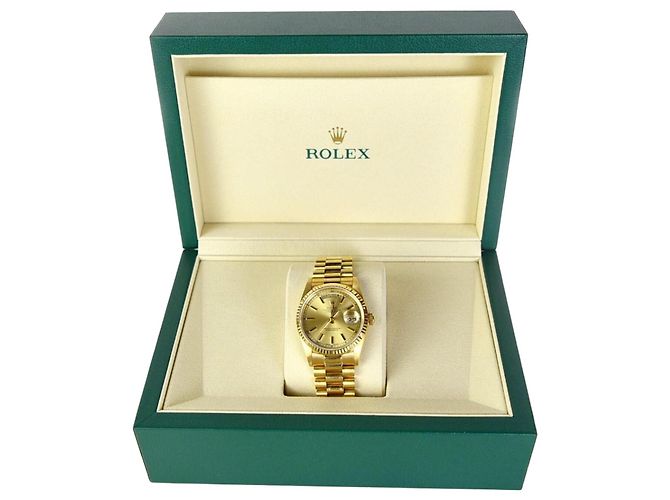 Rolex Orologio in oro con data e giorno D'oro