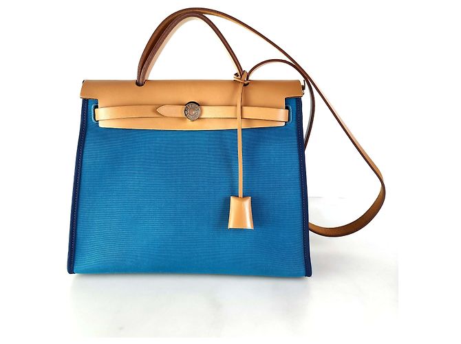 Hermès Borsa Tote Borsa a Spalla Blu