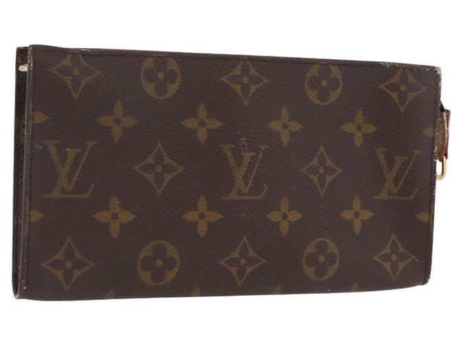 LOUIS VUITTON Monogram Bucket GM Accessory Pouch LV Auth BSZ419