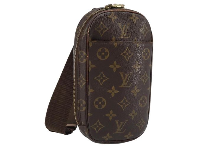 LOUIS VUITTON Pochette Gange Monogram Borsa a Spalla M51870 LV Auth ka3205 Monogramma