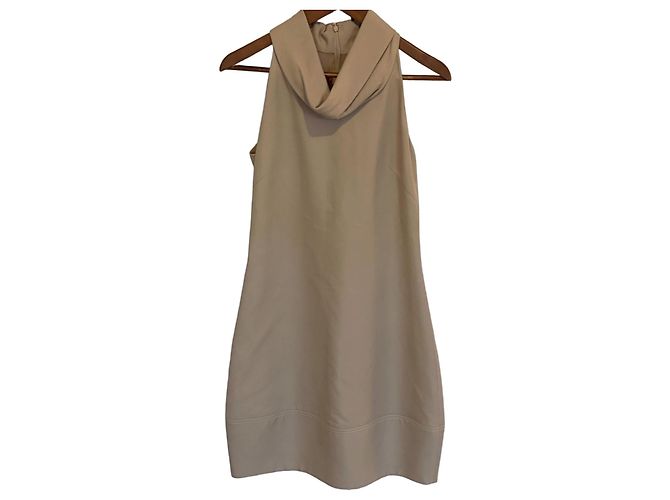 Vestido Burberry de algodón beige