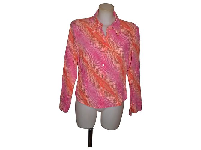 Camisa de algodón con estampado Strenesse Gabriele Strehle Multicolor