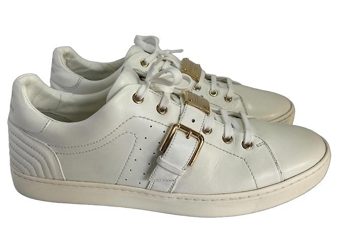 Dolce & Gabbana Herren Ledersneaker Weiß