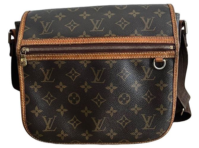 Borsa a tracolla Louis Vuitton Boshpore Monogram Canvas Marrone