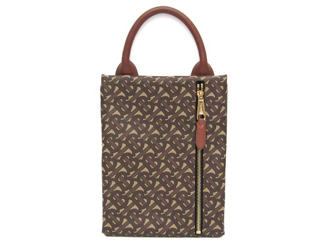 Pochette Monogram TB Burberry Marron