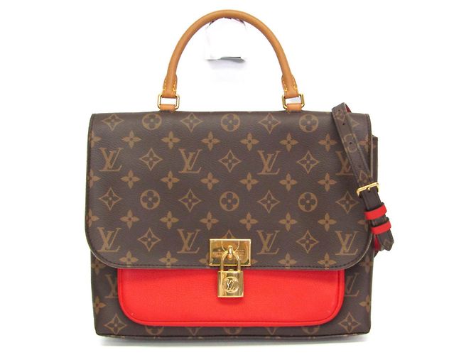 Louis Vuitton Monogram Marignan M44286 Handtasche Rot Monogramm
