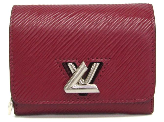 Billetera Compacta Epi Twist Louis Vuitton M68607 Burdeos