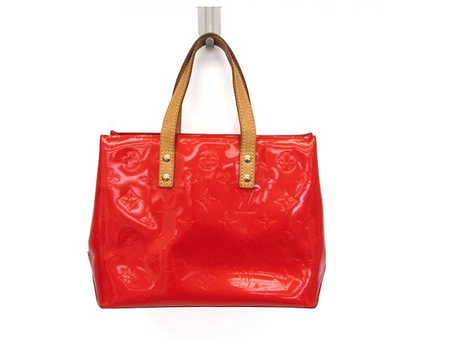 Sac à main Louis Vuitton Monogram Vernis Reade PM Rouge