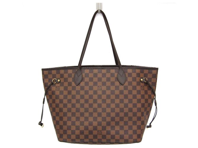 Bolsa tote Neverfull MM Damier da Louis Vuitton Marrom