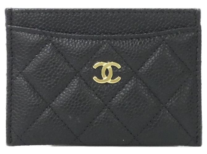 Chanel Timeless Classic Black Card Case