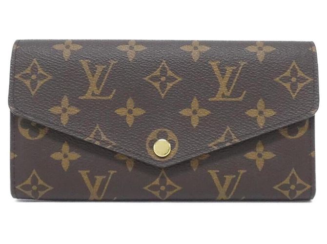 Portafoglio Sarah Monogram Louis Vuitton Marrone Monogramma
