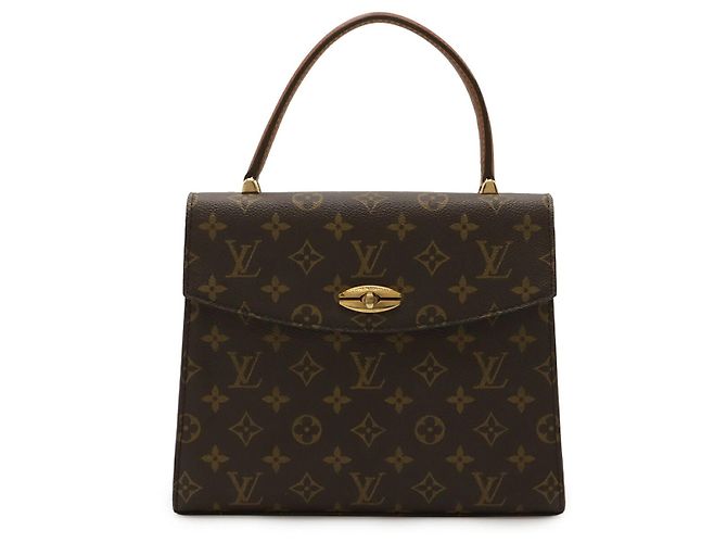 Bolsa Malletier Monogram Louis Vuitton Marrom