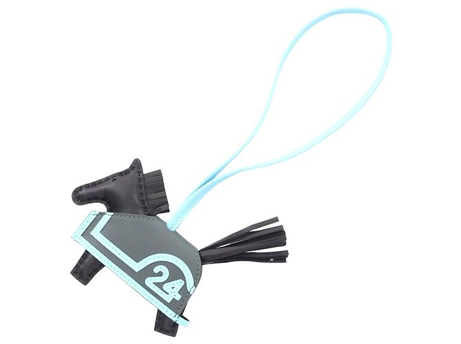 Pingente de couro Rodeo PM da Hermès Preto