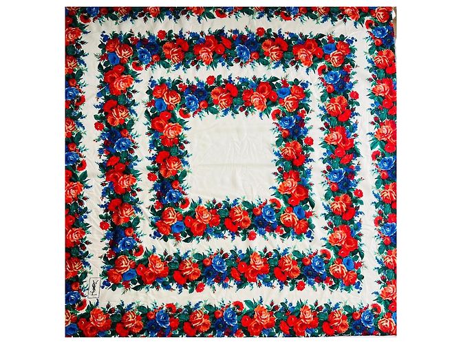 Yves Saint Laurent Shawl Eggshell 