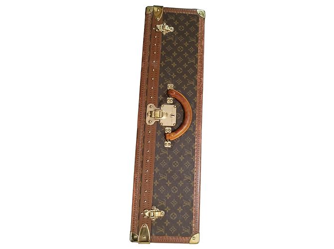 Montsouris Louis Vuitton Alzer 80 Brown Leather