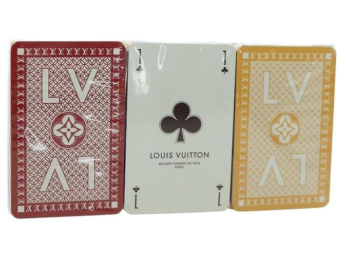 LOUIS VUITTON Playing Cards Navy LV Auth LNZ844V Navy blue