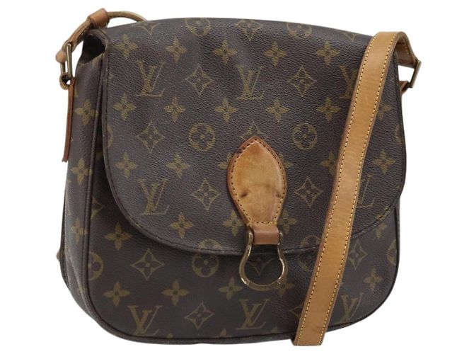 LOUIS VUITTON Monogram Saint Cloud GM Shoulder Bag M51242 LV Auth ep13695