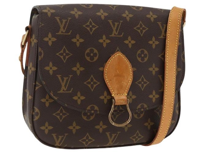 LOUIS VUITTON Bolsa de Ombro Monogram Saint Cloud GM M51242 LV Auth ep13816 Monograma