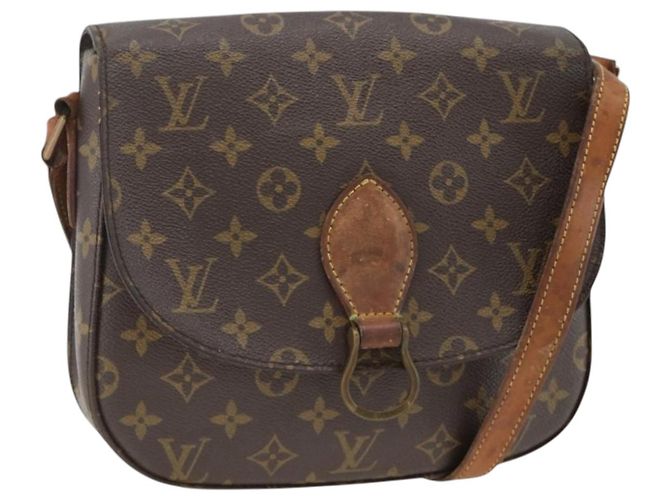 LOUIS VUITTON Bolsa de Ombro Monogram Saint Cloud GM M51242 LV Auth ka3097 Monograma