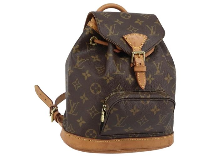 LOUIS VUITTON Mochila Monogram Montsouris PM M51137 LV Auth 173898A Monograma