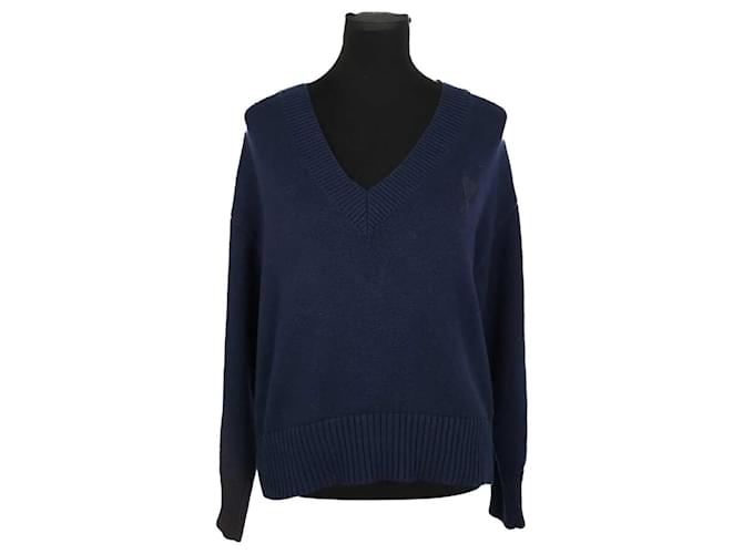 Ami Blauer Pullover 