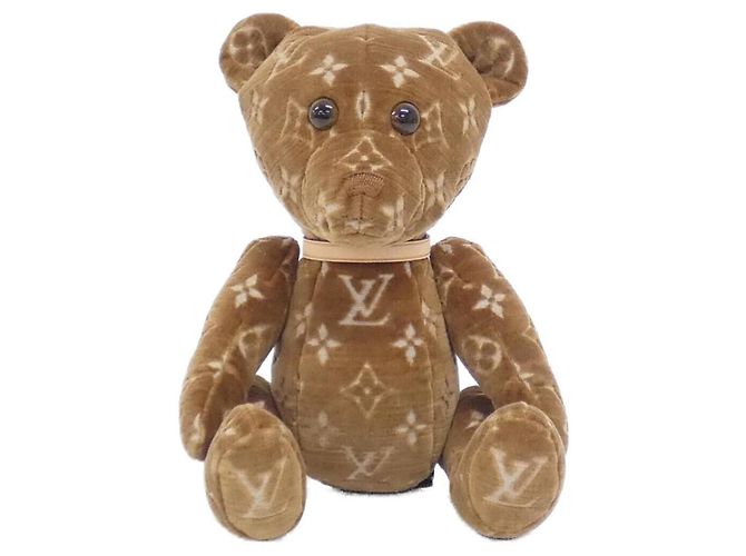 Louis Vuitton Monogram Doudou Teddy Bear Brown