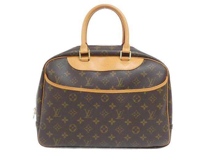 Bolsa de mão Bowling Vanity Monogram Louis Vuitton Marrom