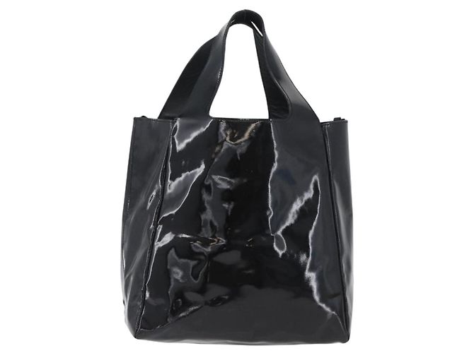 Prada Vintage en cuir verni Noir