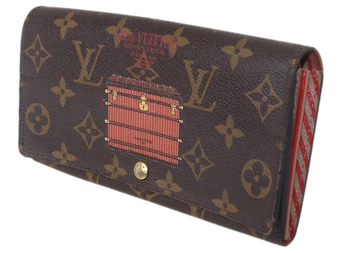 Sarah Portafoglio Lungo Monogramma Marrone Louis Vuitton