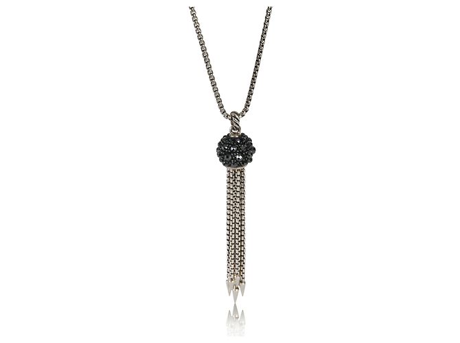 Collana a frange in argento sterling e ematite Berries di David Yurman