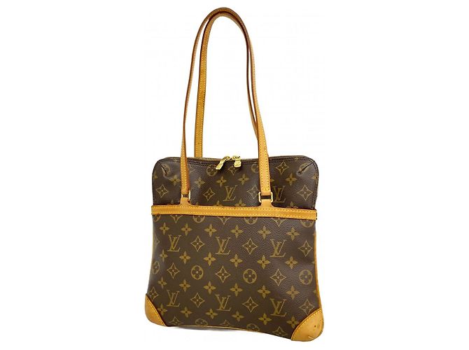 Louis Vuitton Monogram Coussin GM Shoulder Bag Brown