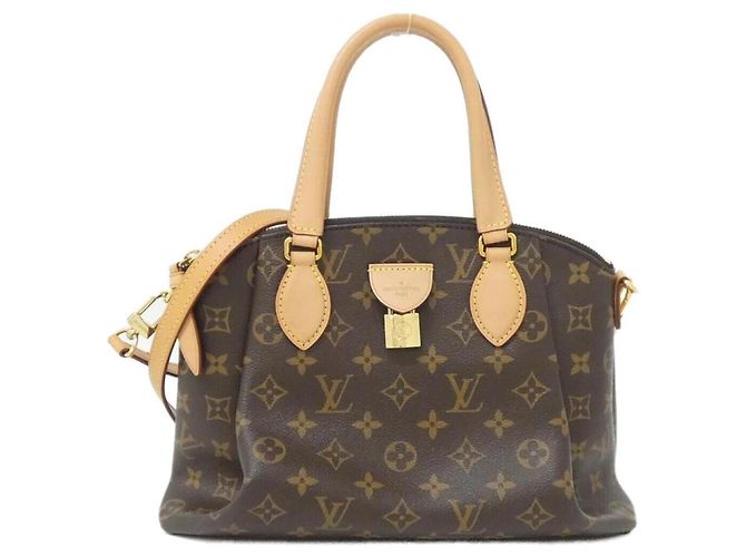 Bolso Louis Vuitton Monogram Rivoli PM Castaño Monograma