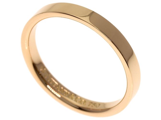 Anel de casamento em ouro rosa 18K Tiffany & Co.