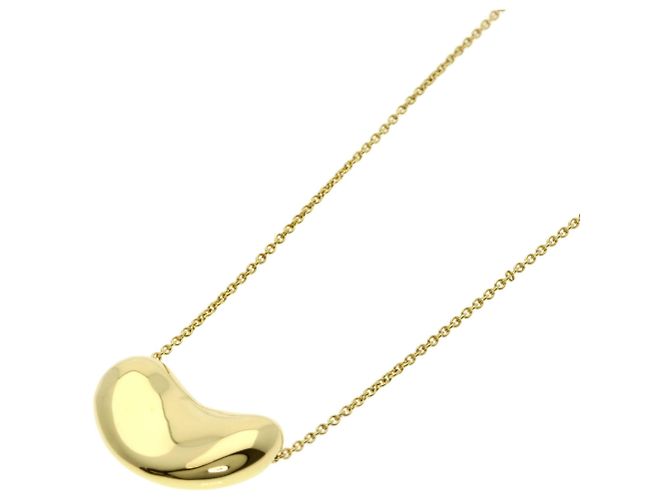 Elsa Peretti Tiffany & Co Collar Tiffany Bean en oro amarillo de 18 quilates