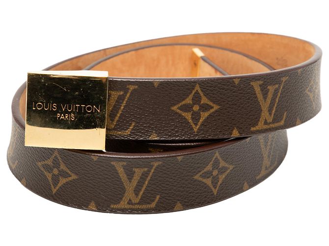 Louis Vuitton Brauner Monogramm Gürtel