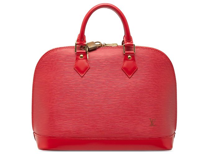 Louis Vuitton Red Epi Alma PM