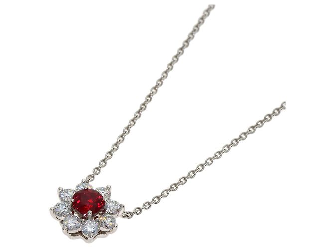 Harry Winston Sunflower Ruby Diamond Necklace