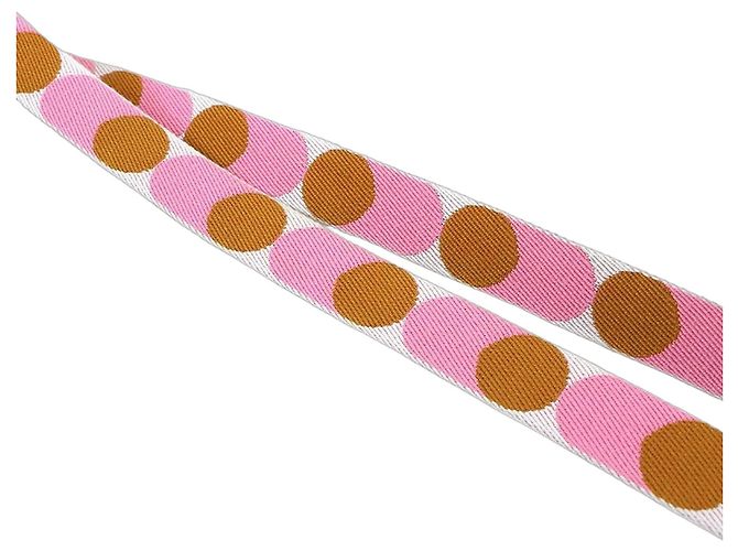 Cinghia a Spalla Sangles Flipper Ball di Hermès Marrone Rosa
