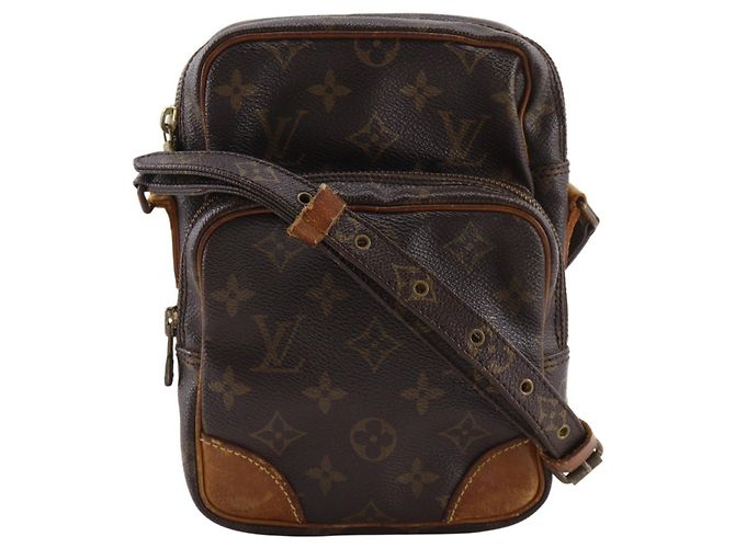 Bolsa de Ombro Amazon Louis Vuitton Marrom