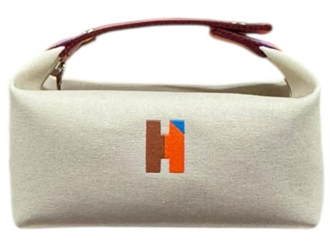 Bolsa Bride à Brac PM da Hermès Marrom Branco Azul Multicor Laranja