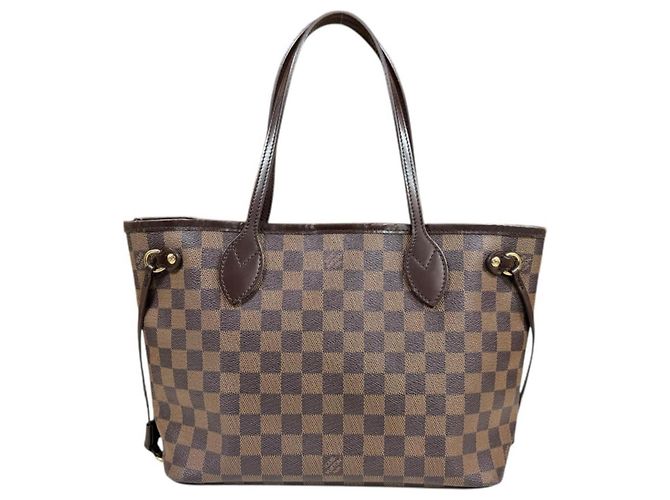 Louis Vuitton Neverfull PM Damier Tote Bag Braun Damier ebene