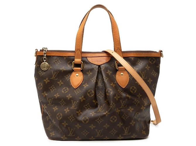 Bolso Louis Vuitton Monogram Palermo PM Castaño Monograma
