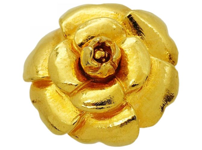 Timeless Spilla Camelia Chanel D'oro