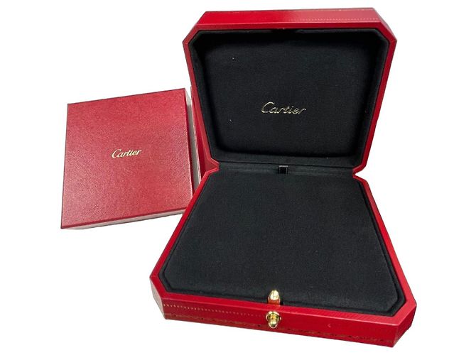 Box with Cartier box for pendant Red