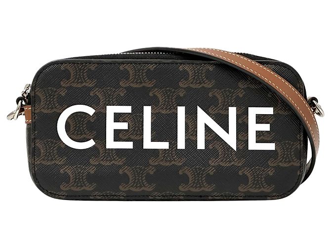 Céline Celine Triomphe Shoulder Bag Brown