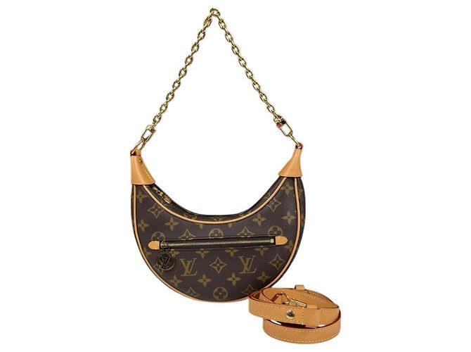 Sac à épaule Loop Monogram Louis Vuitton Marron Monogramme