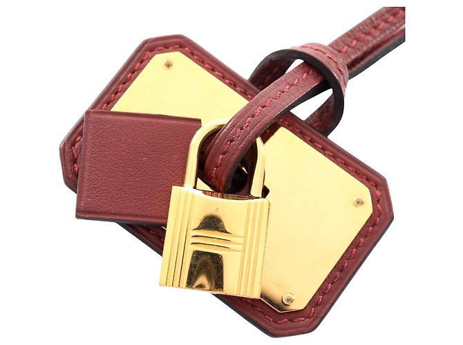 Hermès Hermes Kelly GM Leather Necklace Brown Pony-style calfskin