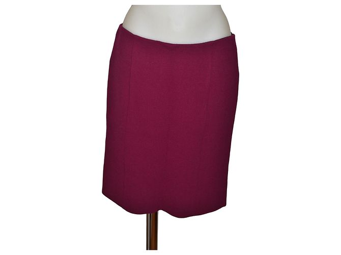 Miu Miu Wollrock dunkelrot Bordeaux