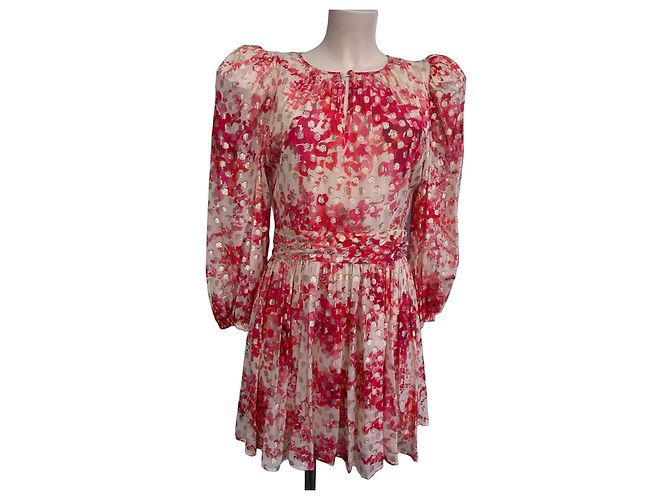 Autre Marque Rita Kleid Sage und Efeu aus Viskose Größe L