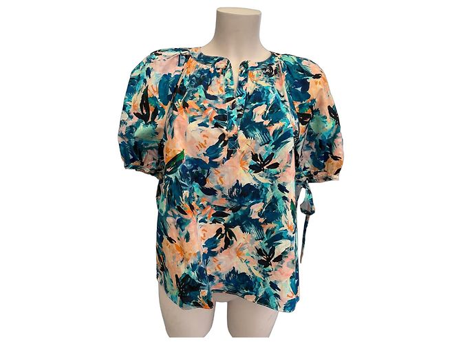 Blusa Ulla Johnson Viennne Azul de Algodón
